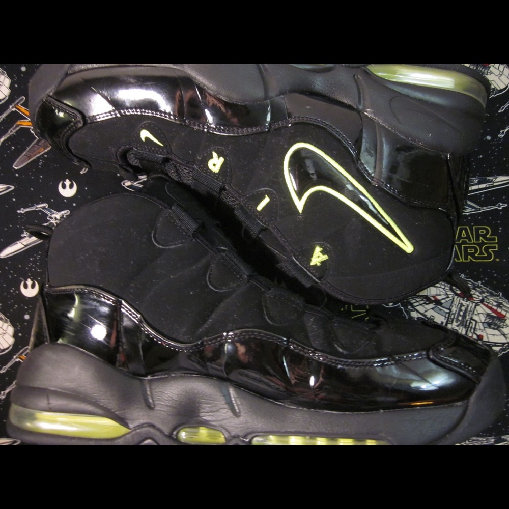 Nike Air Max Uptempo Black Volt Size 12 Mens CK0892-001